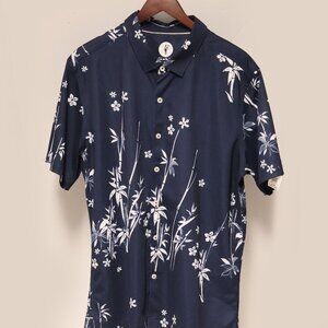 Toes on the Nose Mens Tropical Hawaiian Button Down Shirt